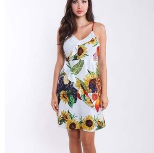 Strappy wrap-like dress